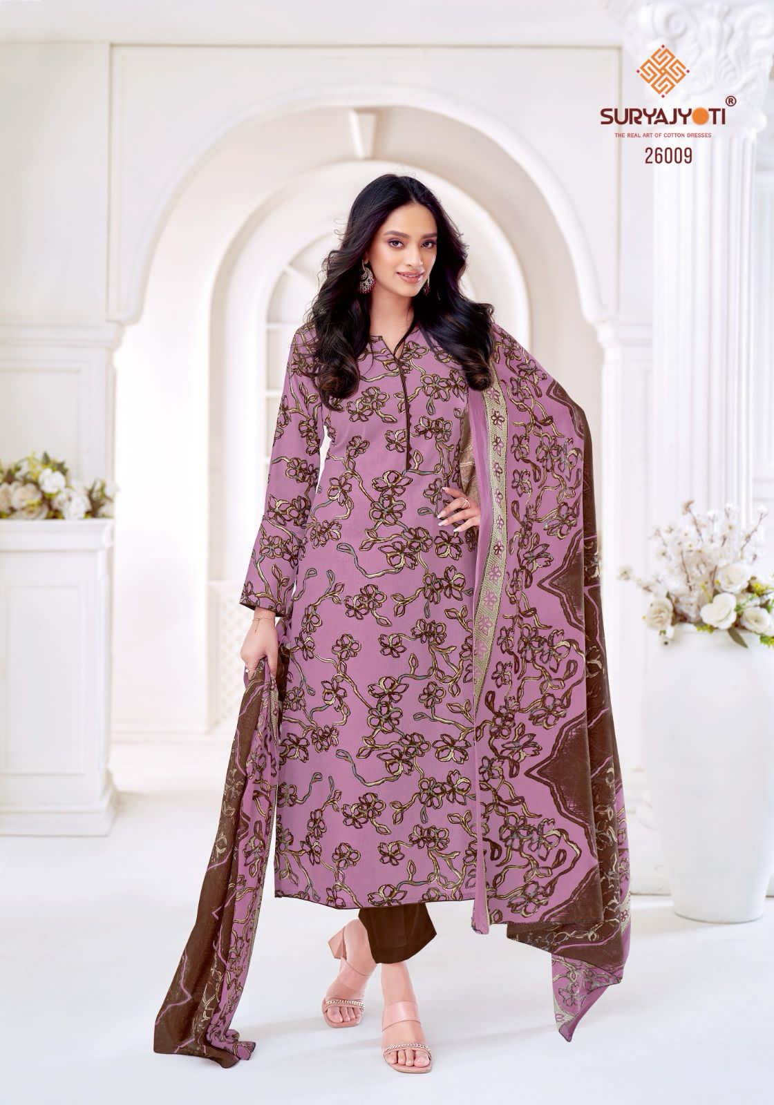 Nargis Vol 26 By Suryajyoti Cambric Cotton Printed Dress Material Wholesale In India